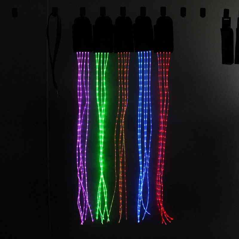 LED decoración de colas de caballo tubos luminosos