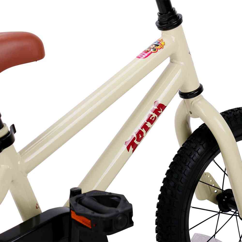 DIY beige stål børnecykel DIY klistermærke