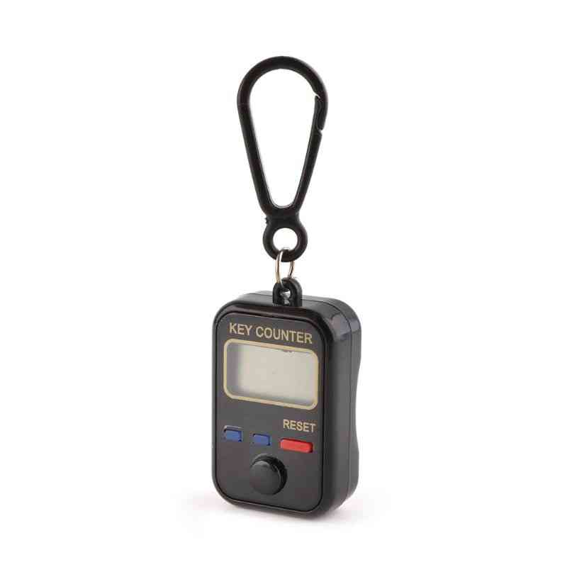 Lcd Digit Electronic Tally Counter Keychain Finger