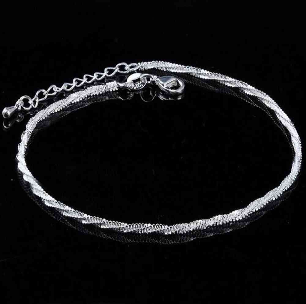 Fashion Plated Rotate Chain Girl Beach Anklet