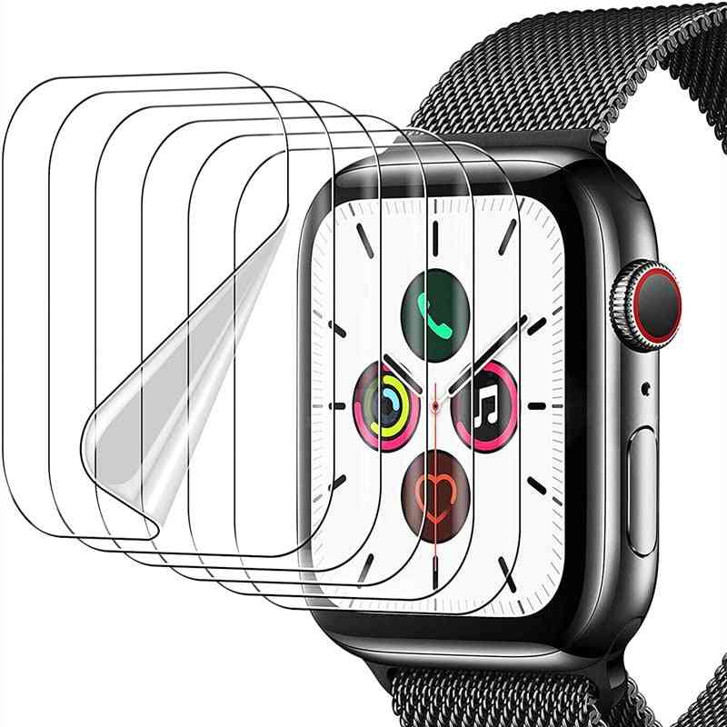 Screen Protector Film For Apple Watch Full Glass Iwatch Series