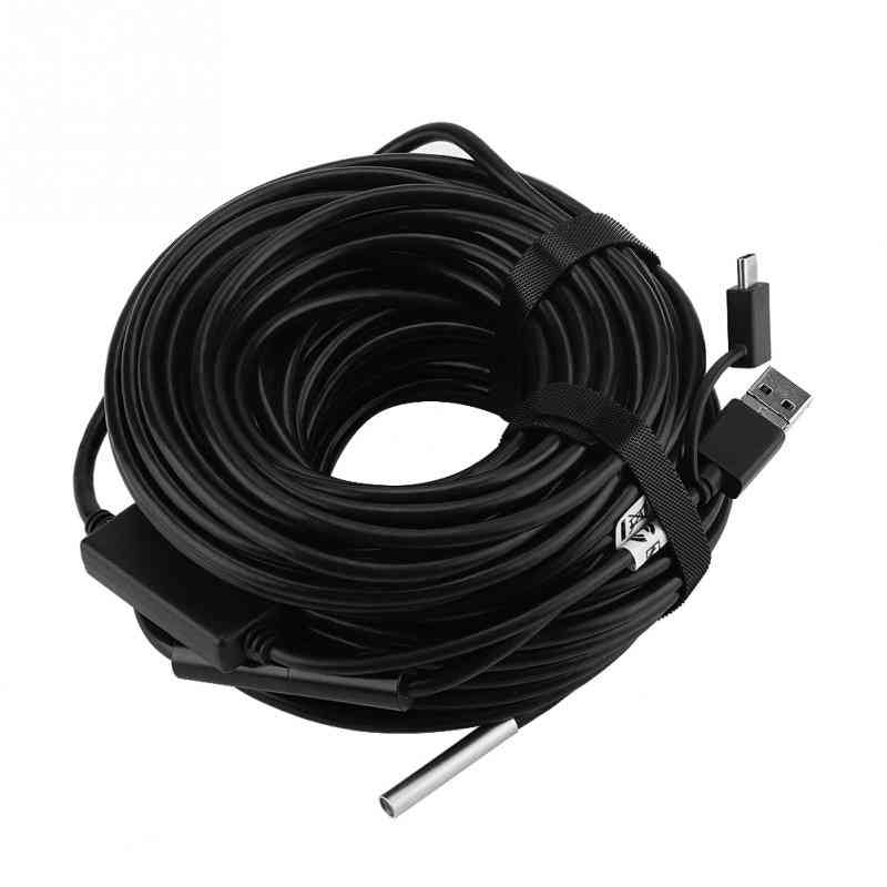 Usb Endoscope With 720p Waterproof Camera For Pipe Car Inspection