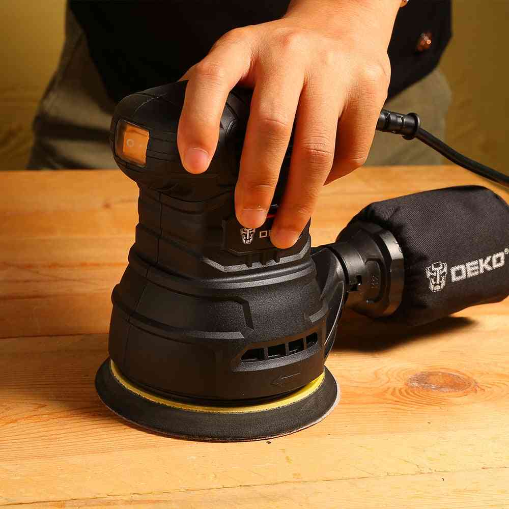 Orbit Sander With Dust Exhaust And Hybrid Dust Canister
