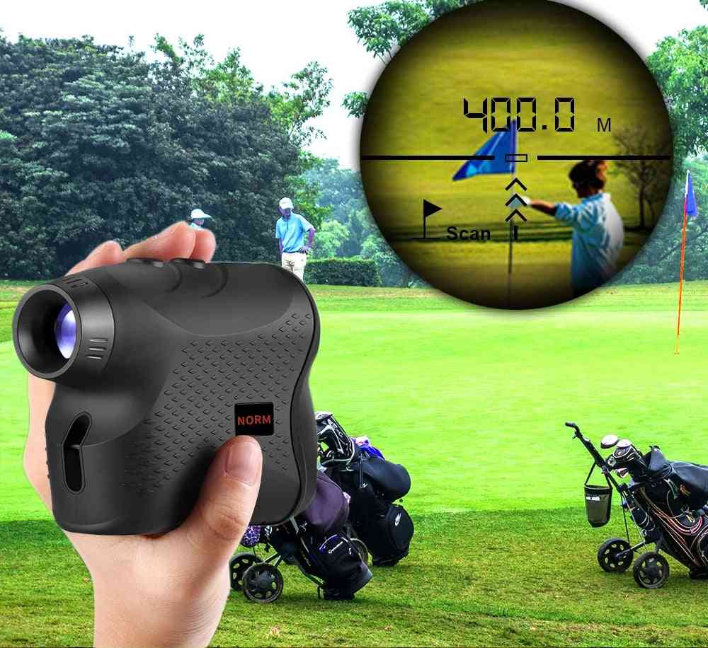 Laser Rangefinder, Laser Distance Meter For Golf Sport, Hunting, Survey