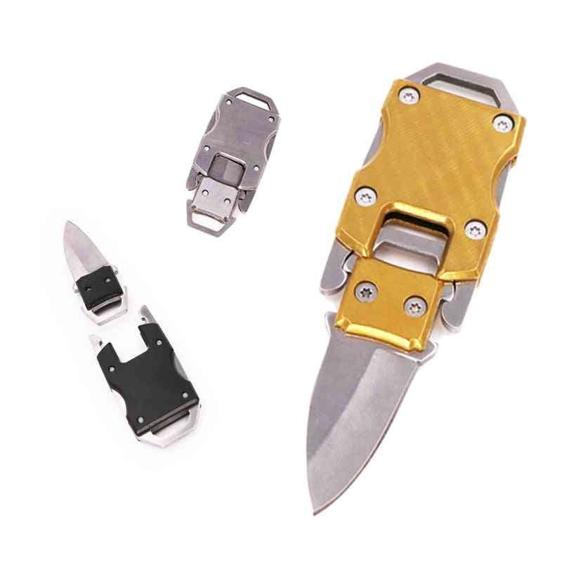 Mini Pocket Tactical Folding Knives - Portable Keychain