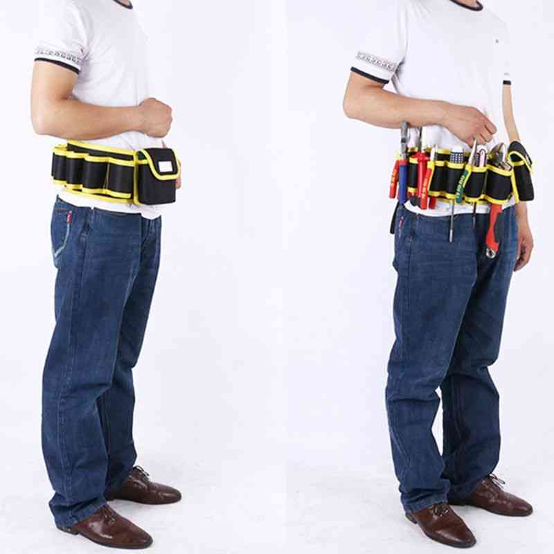 електротехник бормашина чанта за инструменти талия джоб торба държач за съхранение на колан комплект за поддръжка