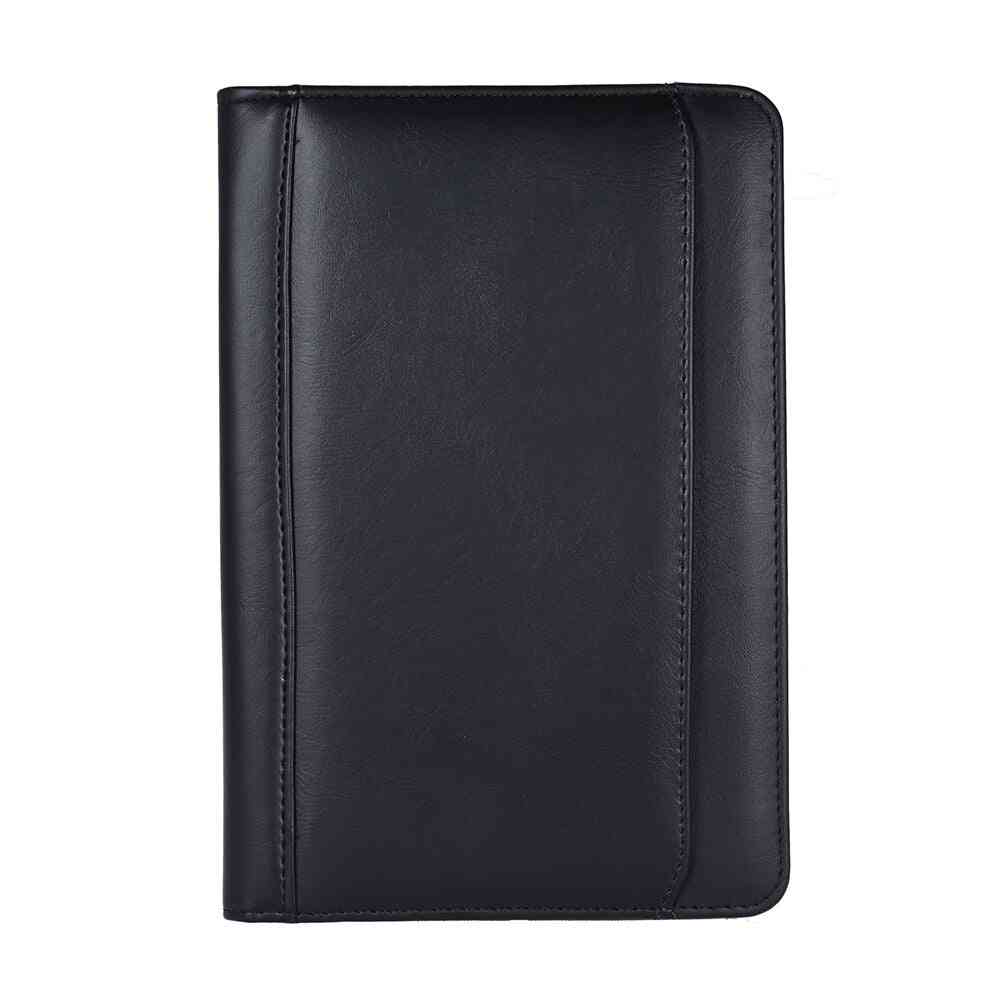 Document Case Organizer With Business Card Holder