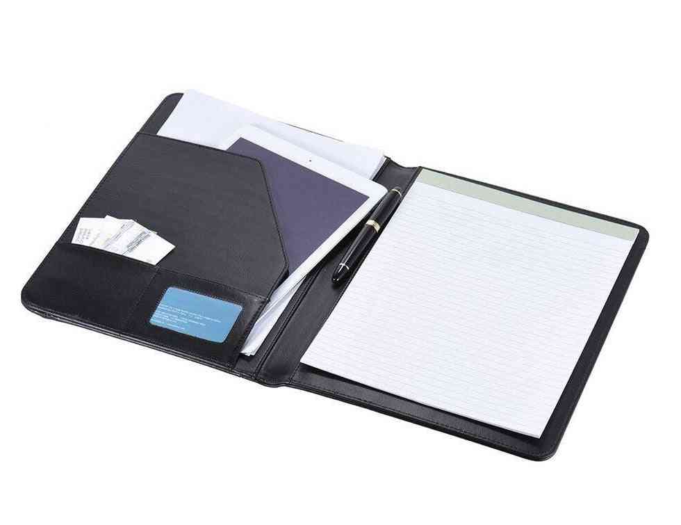 Business Portfolio Document Case With Business Card Holder, Memo Note Pad