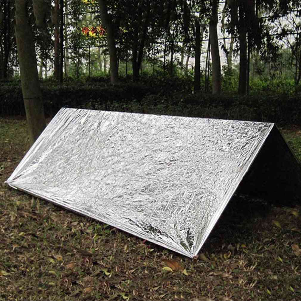Cold-proof Military First Aid Emergency Blanket Survival Rescue Curtain