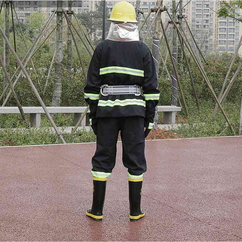 Flame-retardant High-temperature Fire Protective Gloves, Shoes, Helmet, Suit