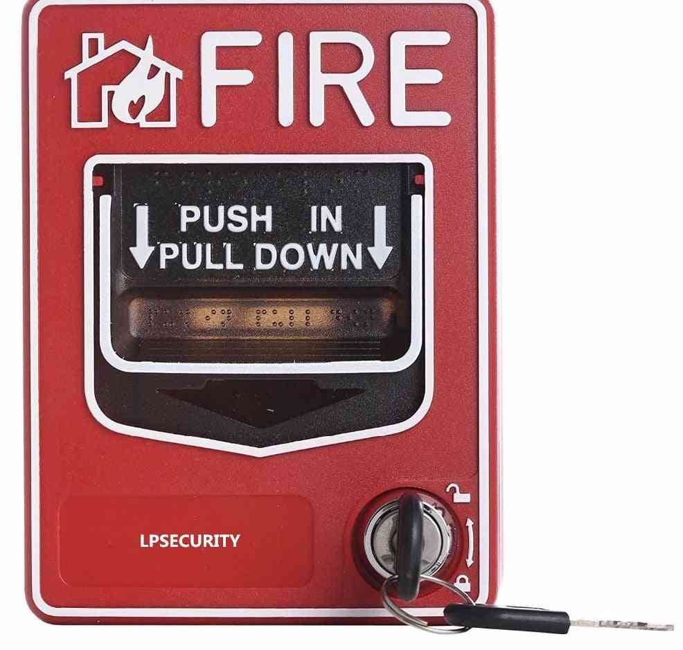 Fire Alarm System, Conventional Manual Call Point Button Station