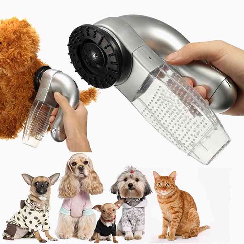 Pet Shed Grooming, Hair Brush Removal, Vacuum Fur Suction Device