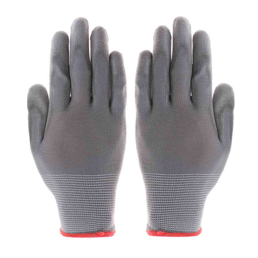 Pu Work Gloves, Gardening Safety Anti Dust Hand Cover