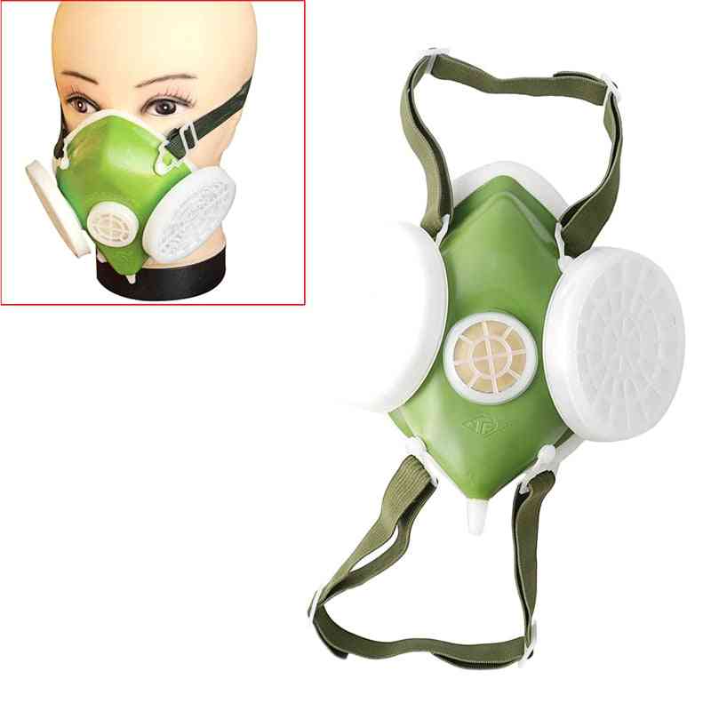 Dual Anti-dust Gas Respirator /spraying Protective Chemical Spray Paint Safety Mask