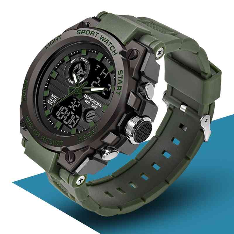 Sports Men's Watches, Luxury Military Quartz Watch