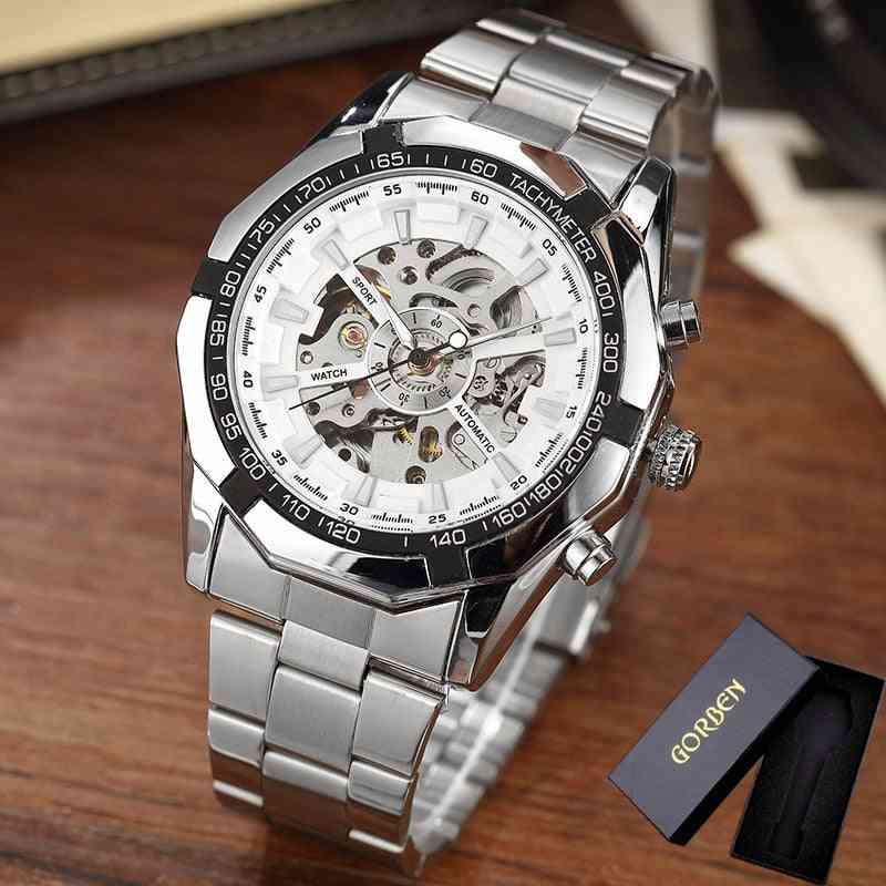 Muški satovi, narukvica od nehrđajućeg čelika sportski luksuzni sat / ručni sat
