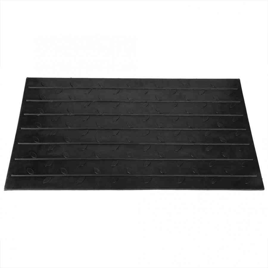 Anti-slip Rubber Curb, Threshold Ramp With 3 Channels