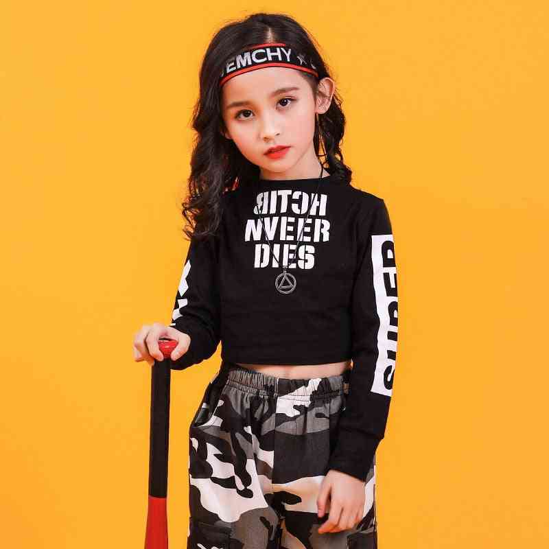 Kid-hip Clothing Sweatshirt, Sleeve Streetwear/pants For Dance Clothes