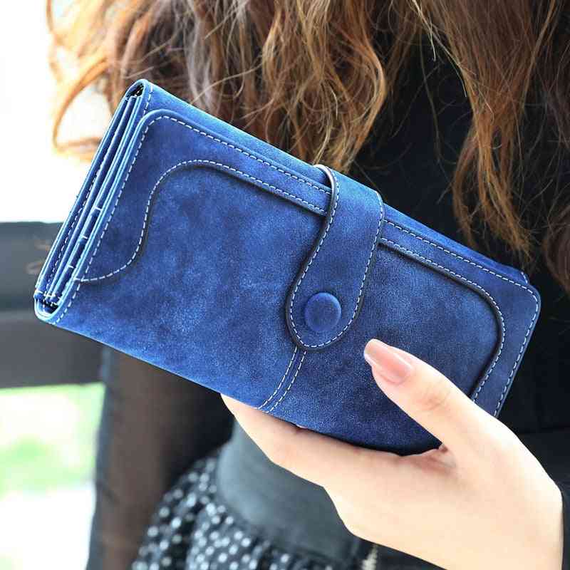 Women Matte Leather Lady Purse High-quality Female Wallets Card Holder