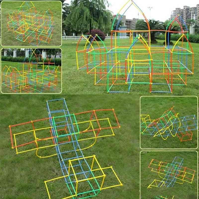 Games Tunnel Building Blocks, Playground Assemble Indoor/ Outdoor, Play Games