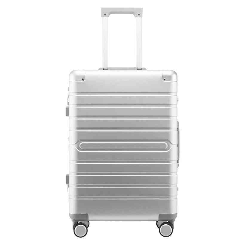 Carrylove Aluminum Hand Luggage, Spinner Metal Large Hard Trolley, Suitcase With Wheels
