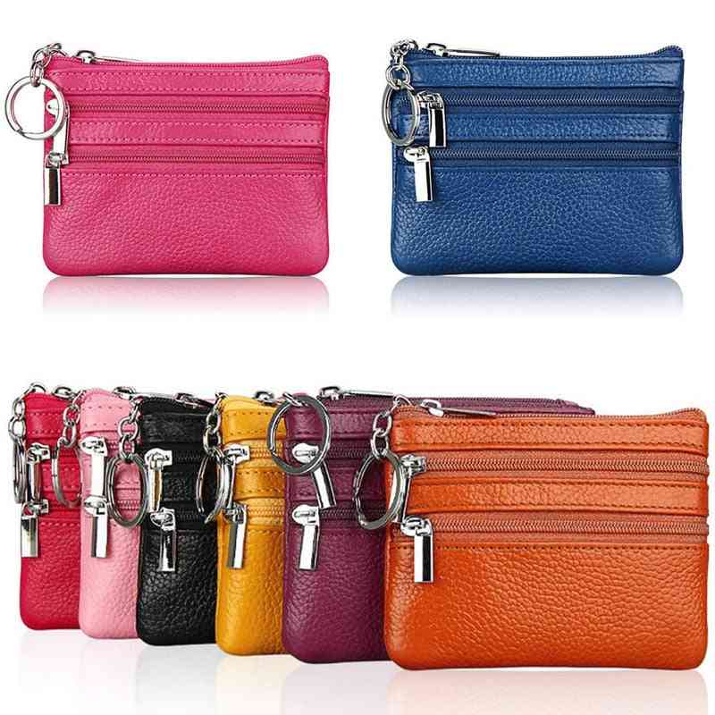 Mode Leder Frauen Brieftasche Clutch Reißverschluss weibliche kurze kleine Geldbörse