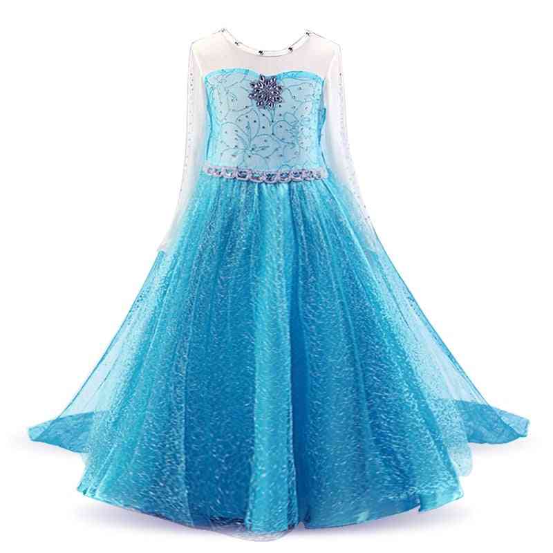 שמלת משחק תפקידים בפנטזיה לילדה - נסיכה, שמלת מסיבת קוספליי ליל כל הקדושים