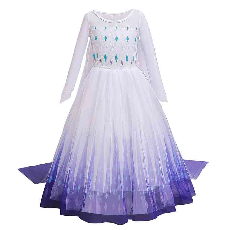 Fantasy Masquerade Role-playing Dress For Girl - Princess, Halloween Cosplay Party Gown