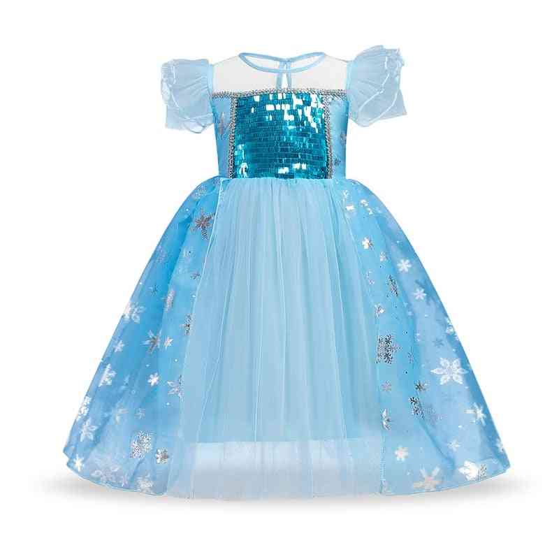 שמלת משחק תפקידים בפנטזיה לילדה - נסיכה, שמלת מסיבת קוספליי ליל כל הקדושים