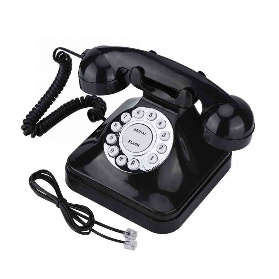 Style Retro Vintage Antique Telephone Landline Numbers Storage Dial Retro