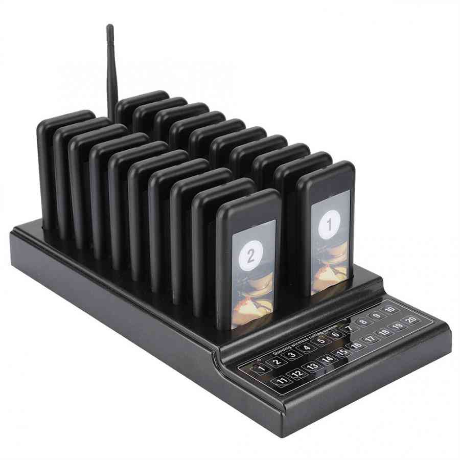 Calling System Wireless Paging/channels, Restaurant/coffee Shop Queuing System