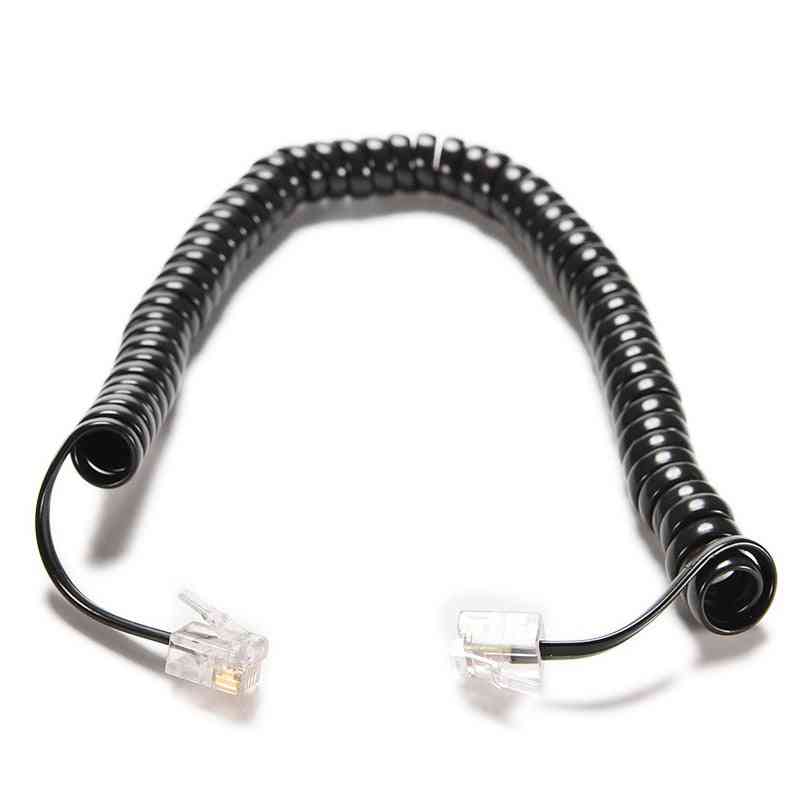 удължаване на кабел от мъжка към мъжка телефонна слушалка, кабел / проводник с кабелна намотка