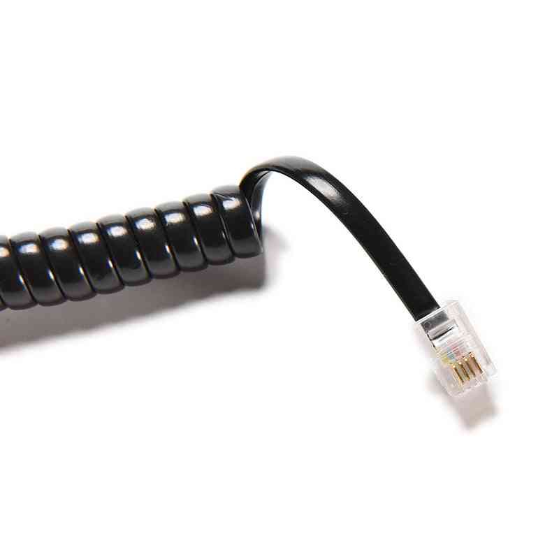 удължаване на кабел от мъжка към мъжка телефонна слушалка, кабел / проводник с кабелна намотка