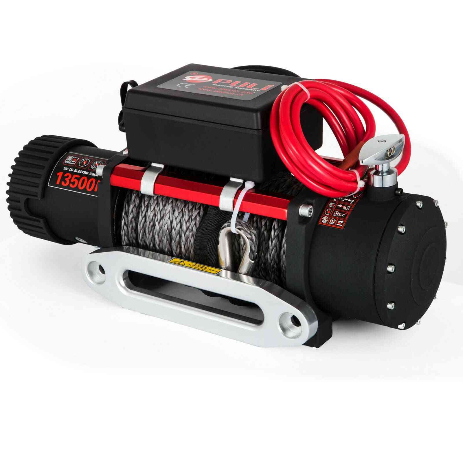 Electric Winchs Atv Recovery Winch Synthetic Rope With Remote Control