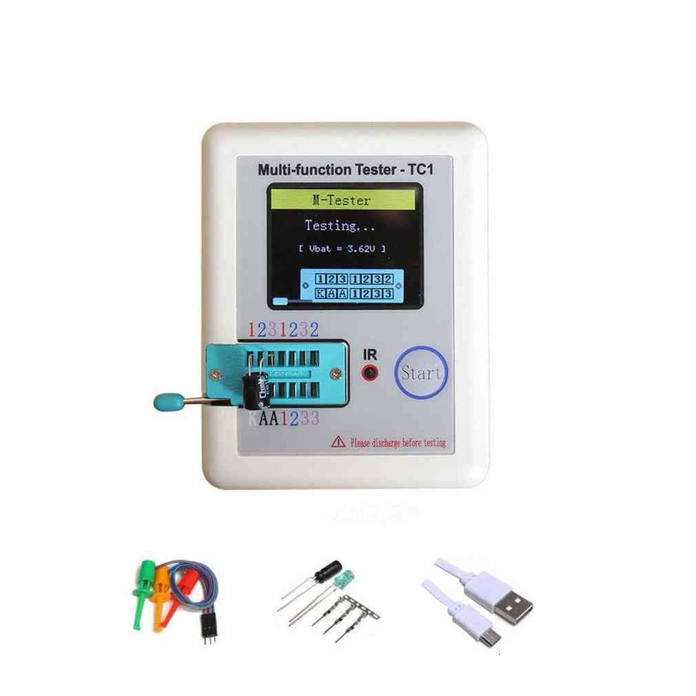 Multi-functional Tft Transistor Tester And Electronic Component Set