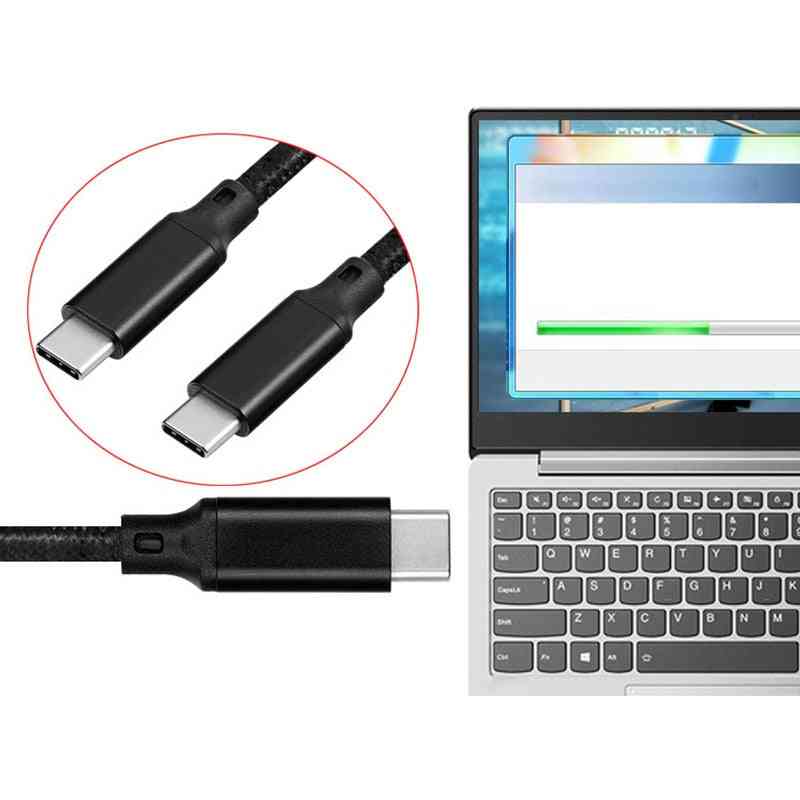 Datos de la ayuda del uhd del cable de video del usb c 4k que sincronizan la carga de alta velocidad compatible para el ipad pro