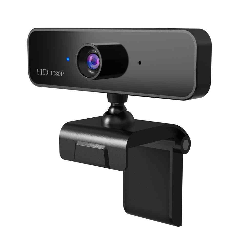 Webcam avec microphone full hd vidéo ordinateur périphérique usb caméra pc ordinateur portable trépieds vidéo en direct