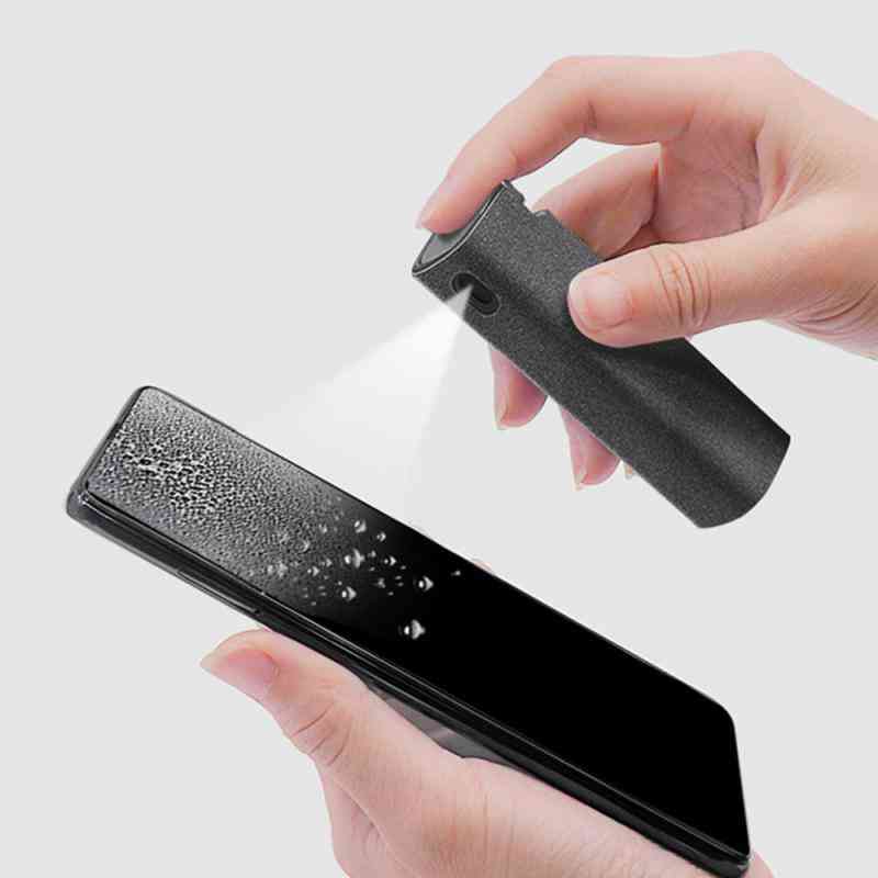 Newest Phone Screen Cleaner Spray Computer Mobile Phone Dust Removal Tool Microfiber Cloth Set