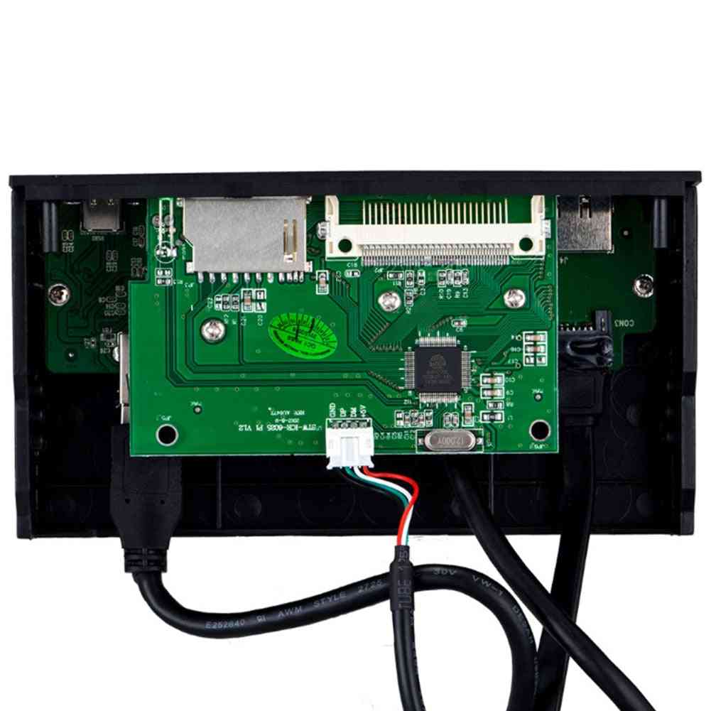 USB-Frontplatte Multi-Port-PC-Frontplatte Interner SATA-Typ-C MD Tf SD-Kartenleser