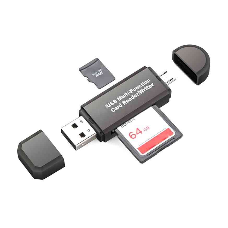 Micro Sim Sd Card Reader, Memory Card Reader Multi-function Otg Micro Sd/sdxc