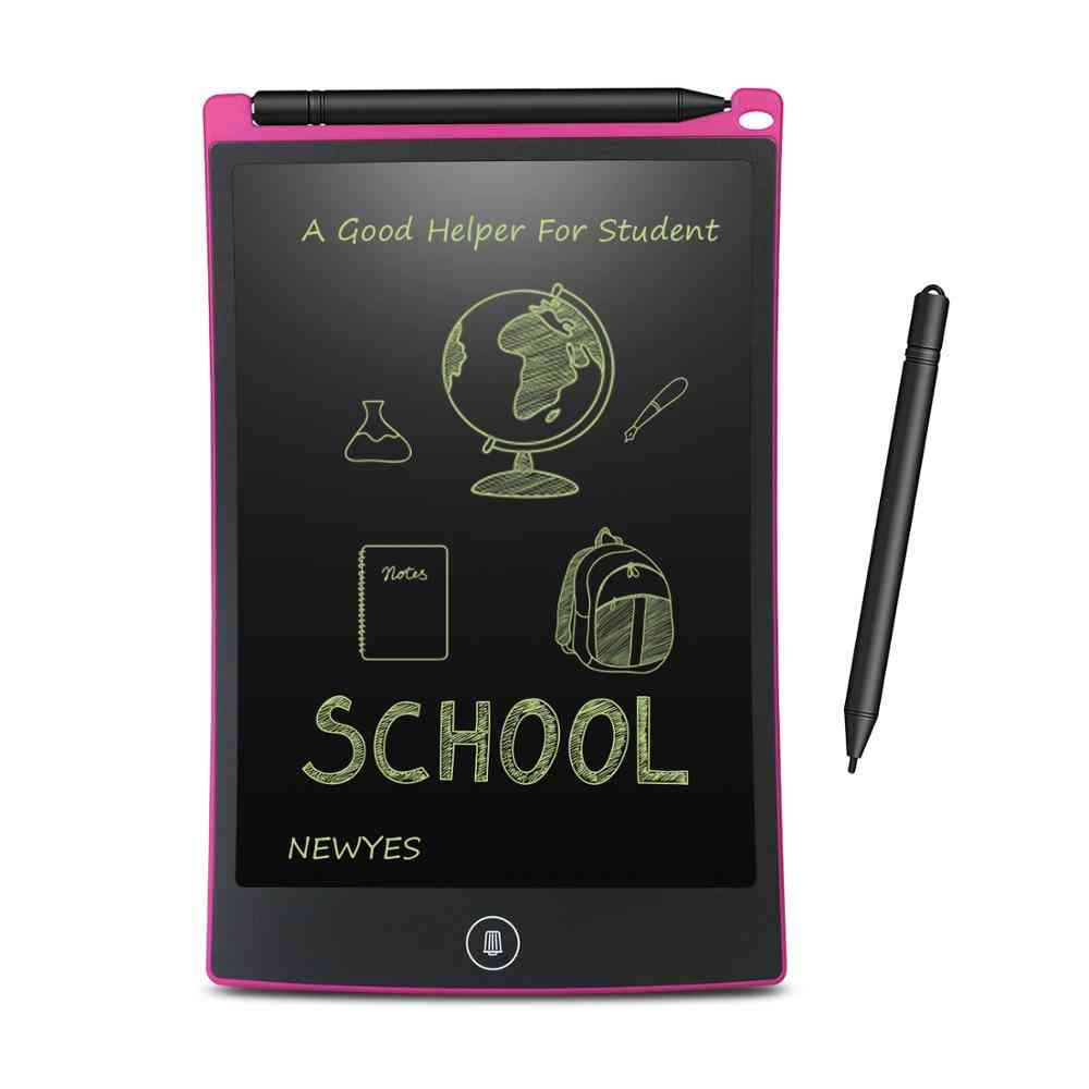 Tablette d'écriture LCD Tablette de dessin numérique tampons d'écriture, tableau de tablette électronique