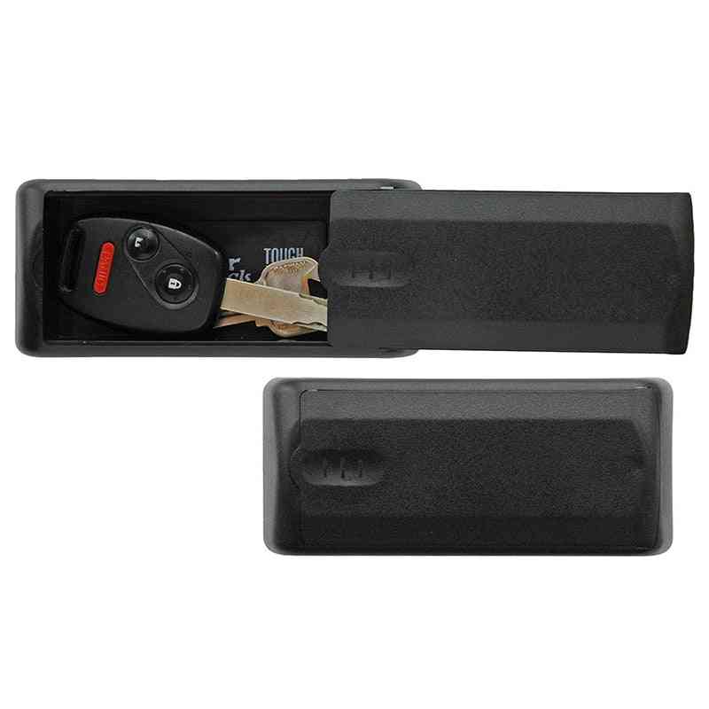 Portable Magnetic Key Case, Plastic Rust-free, Construction Hidden Magnet Safe Storage Master Lock