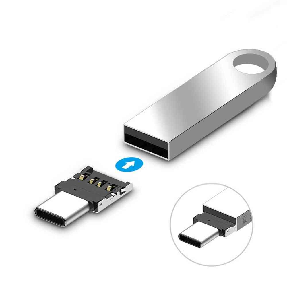 Usb-c To Usb-a 3.0 Adapter Convert Connector Premium Aluminum For Macbook Pro