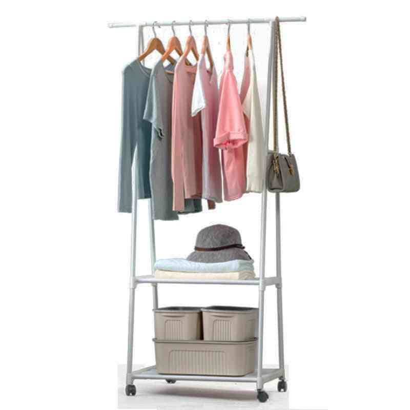 Removable Hanging Clothes Rack With Wheels