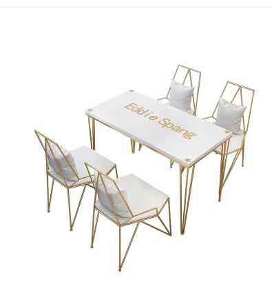 Mesa e cadeira de lanchonete de chá de leite simples lanchonete cafeteria
