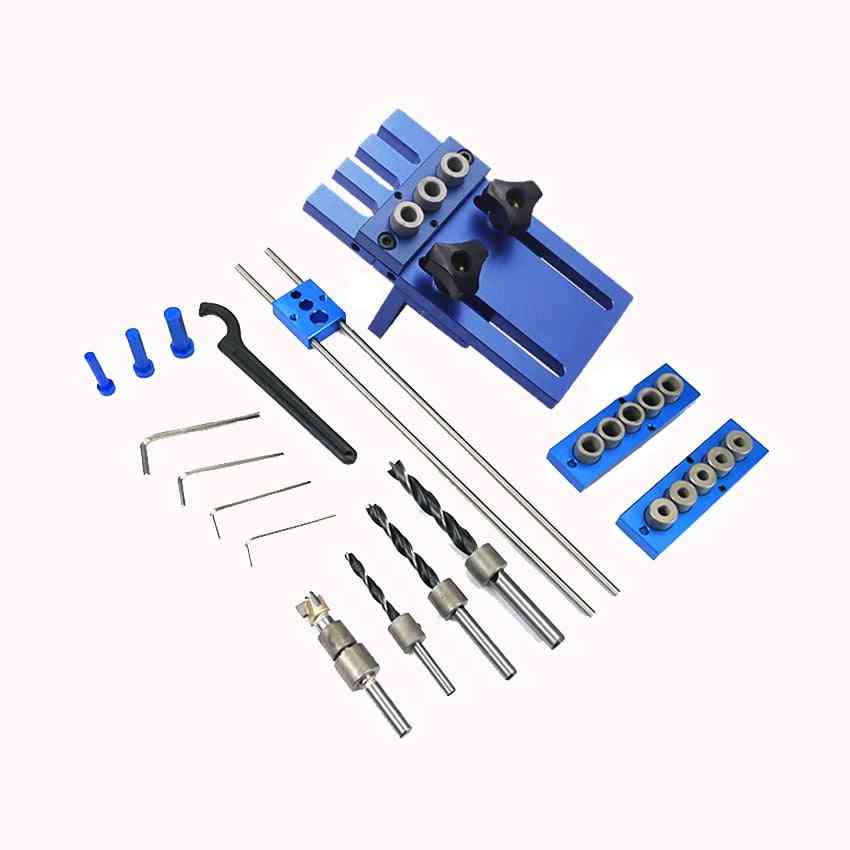 Woodworking Tool 3 In 1 Drilling Locator Drilling Guide Kit