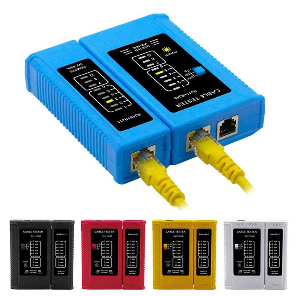 Testador de cabo de rede, kit de ferramentas de rastreamento de detector de linha telefônica de fio de rede