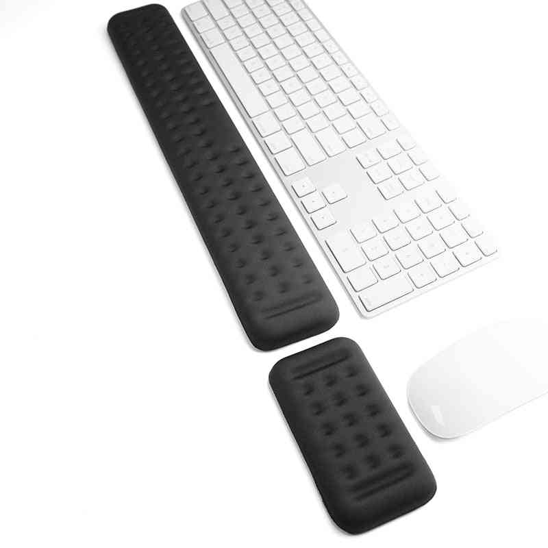Keyboard And Mouse Wrist-rest Set, Gaming Memory Foam Ergonomic Hand Palm Rest
