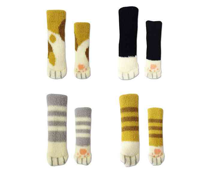 Chair Leg Cloth, Floor Protection Knitting Wool Socks