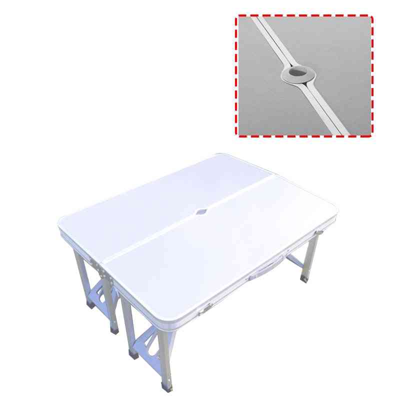 Mesa de aleación de aluminio plegable portátil para picnic al aire libre / sillas de escritorio